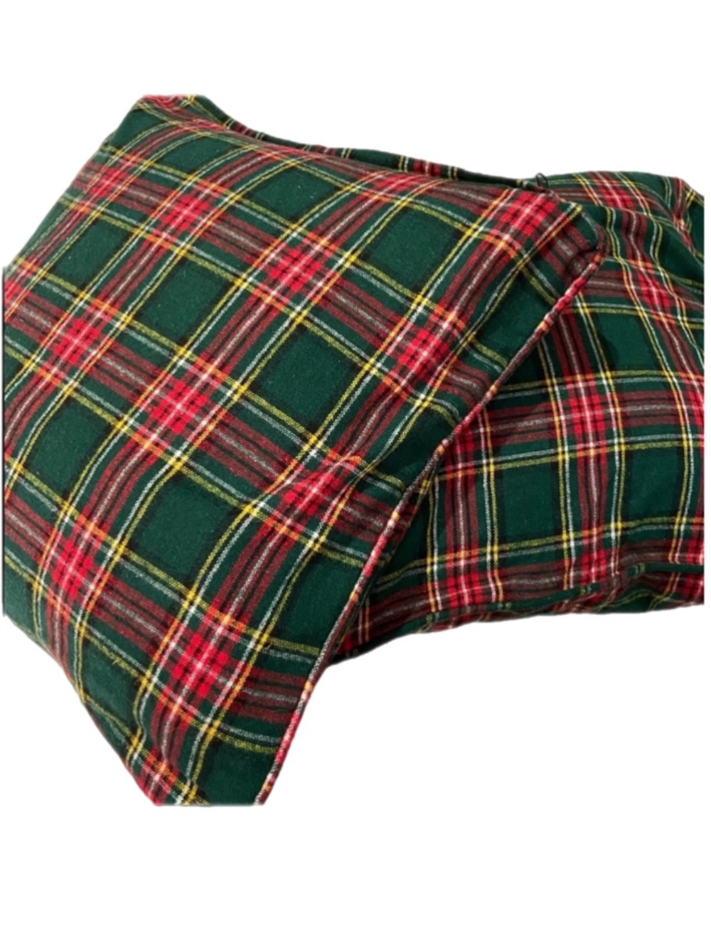 Manor House Flannel 2 Pillow Cases Set Tartan Plaid Decorative Pillow Sz 22X22”